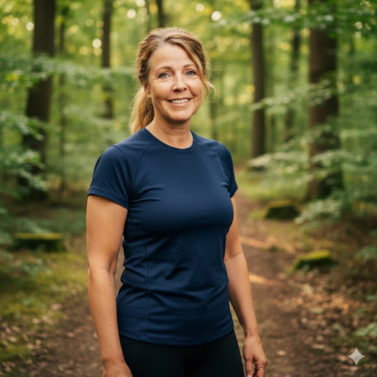 Anni Rønfeldt Thomsen i naturen omkring Holte